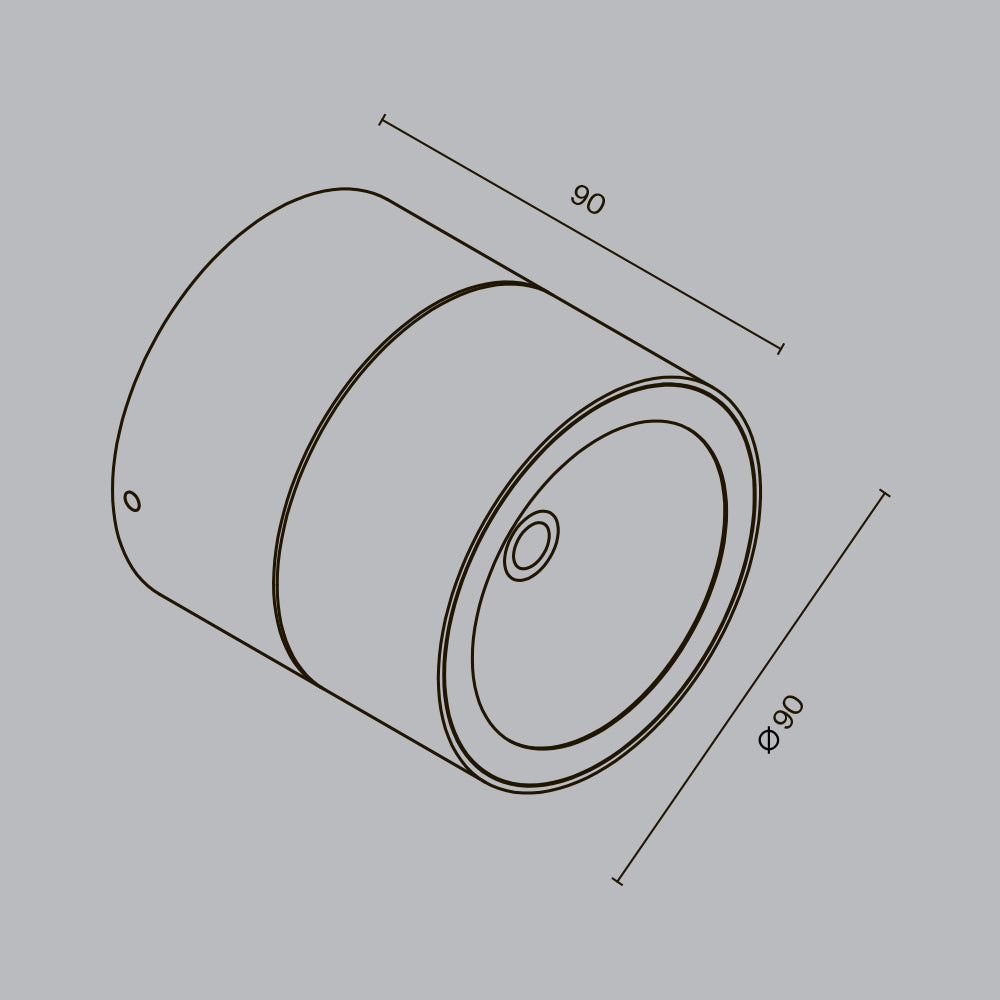 Maytoni Outdoor - Plafondlamp Spin - Wit - Ã9