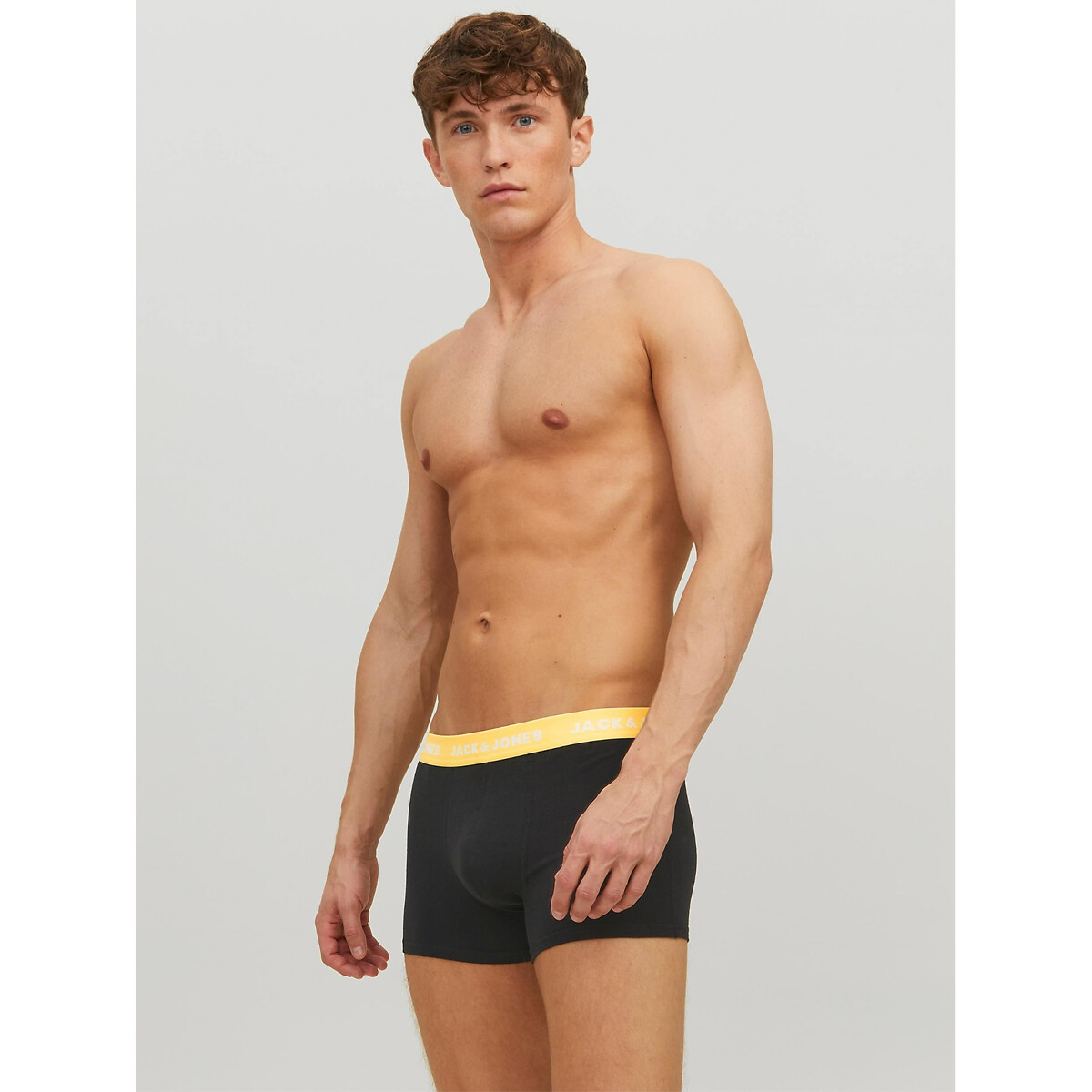 JACK & JONES<br>Conjunto de 7 cuecas boxer lisas Jactivo