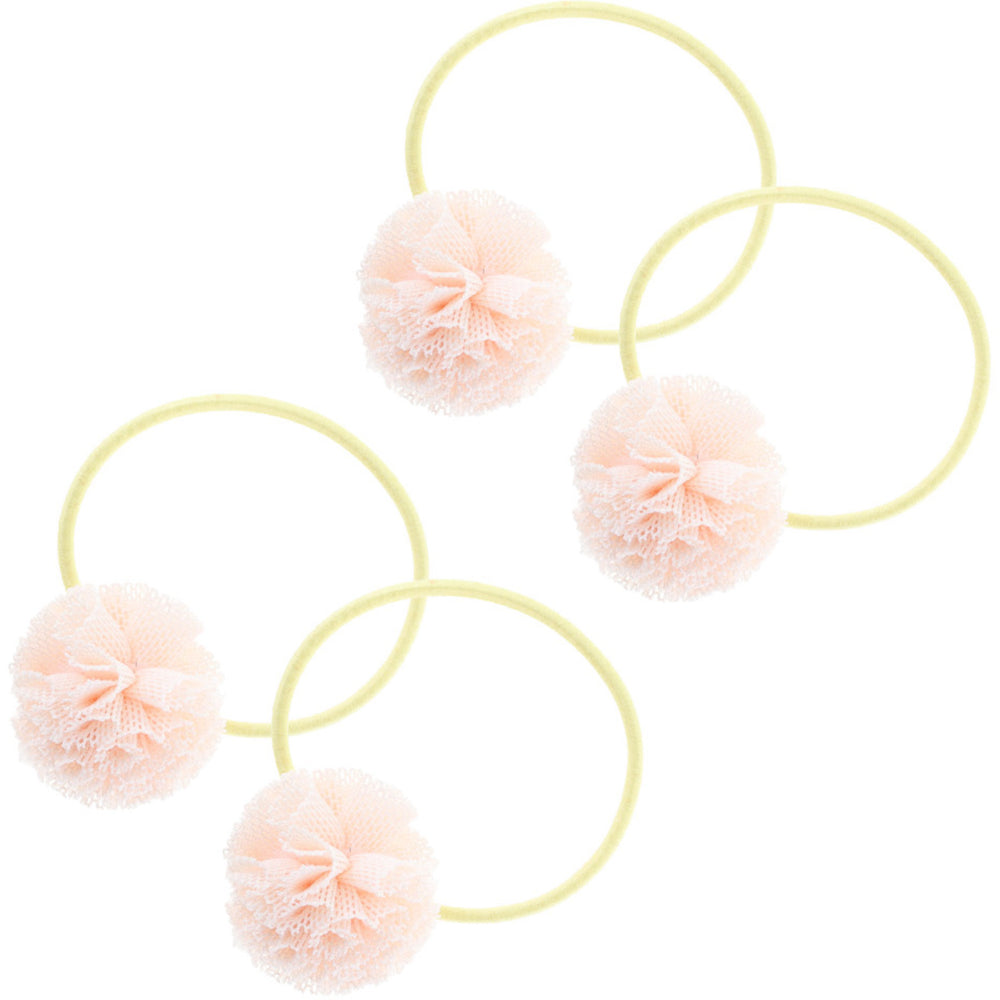 Køb Bow's by Stær Rosa Svea Hårelastikker (4 Pak)