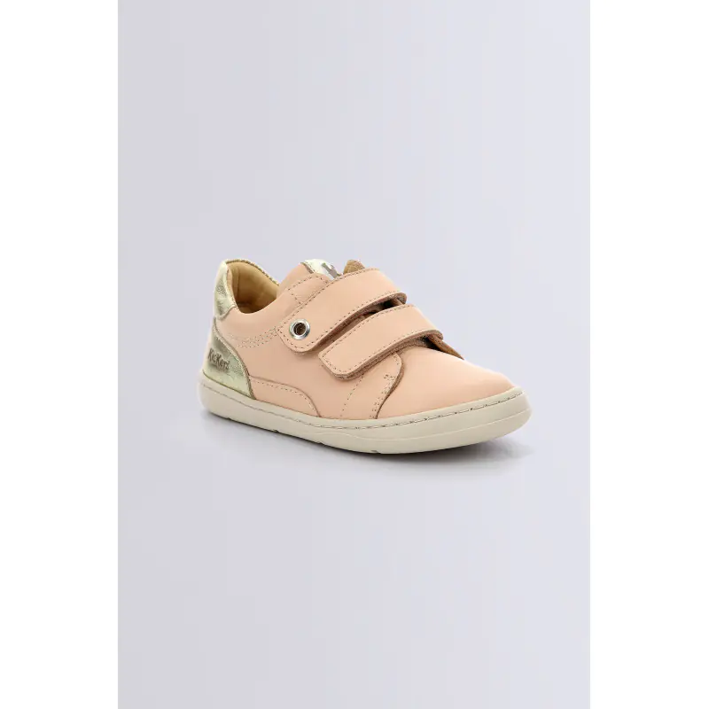 Kickboost Rose clair BASKETS BASSES Cuir Fille