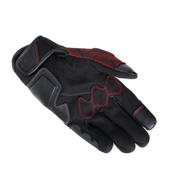 Dainese - Gants Ermex Noir / Rouge fluo