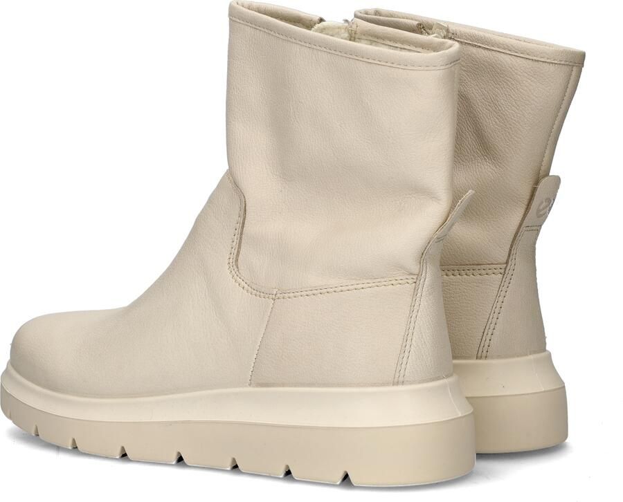 Ecco Nouvelle Limestone leren enkellaarzen beige
