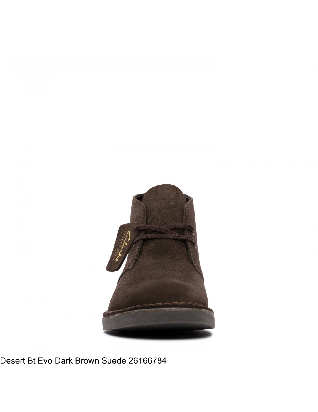 clarks boots homme desert bt evo dark brown suede