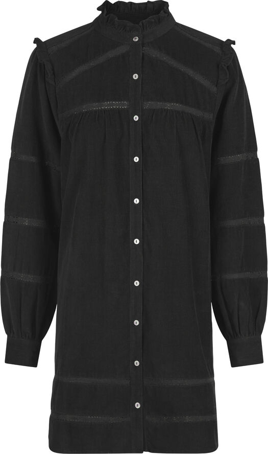 Neo Noir Iriro Corduroy Dress Black