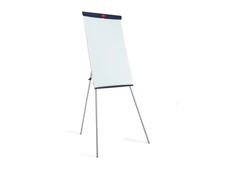 Flipover gulvmodel Nobo Basic med 3 ben og lakeret magnetisk Whiteboard