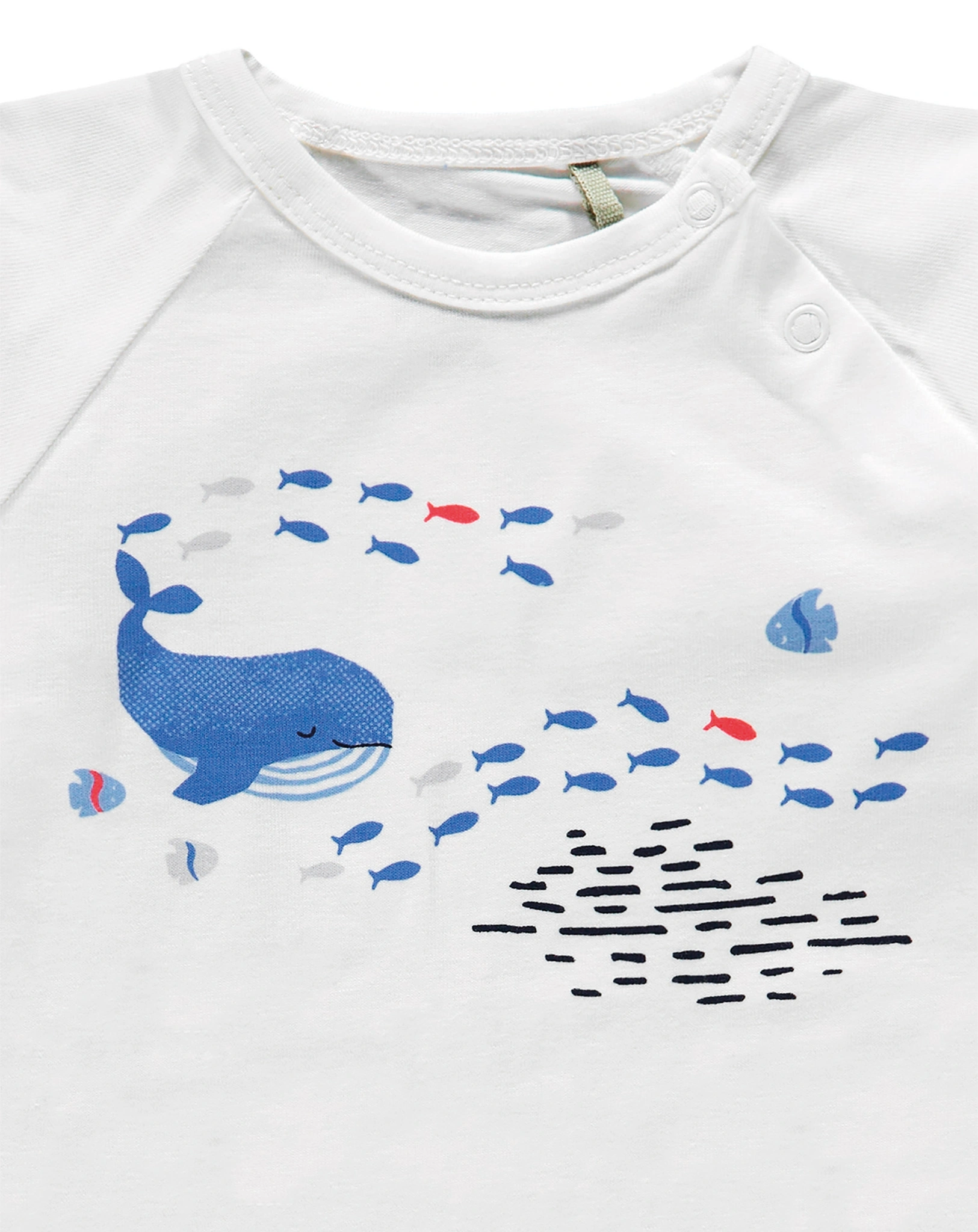 Sweatjacke WHALE mit Shirt und Hose in blau/grau
