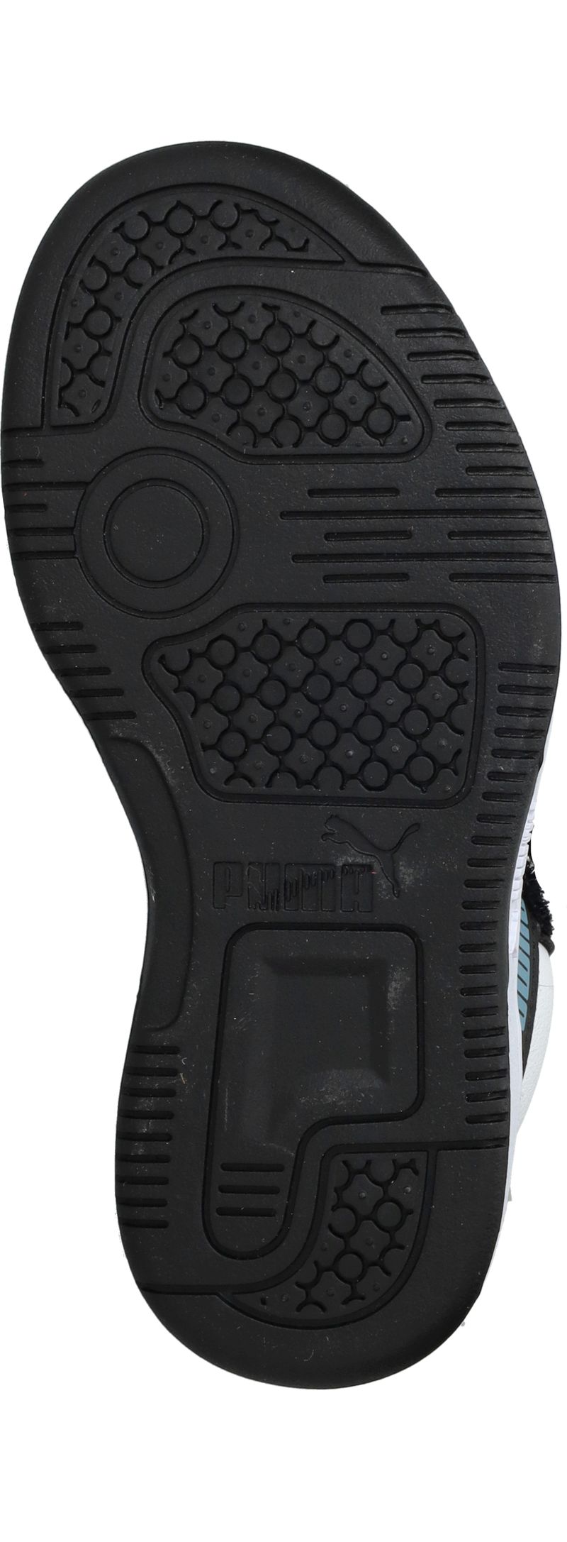 Puma Rebound V6 Mid Space Belle Sneakers Zwart Meisjes