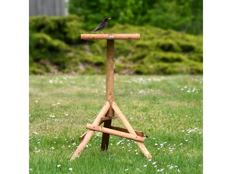 Esschert Design Futterspender Futtertisch auf Fuss Vogelfutterstelle
