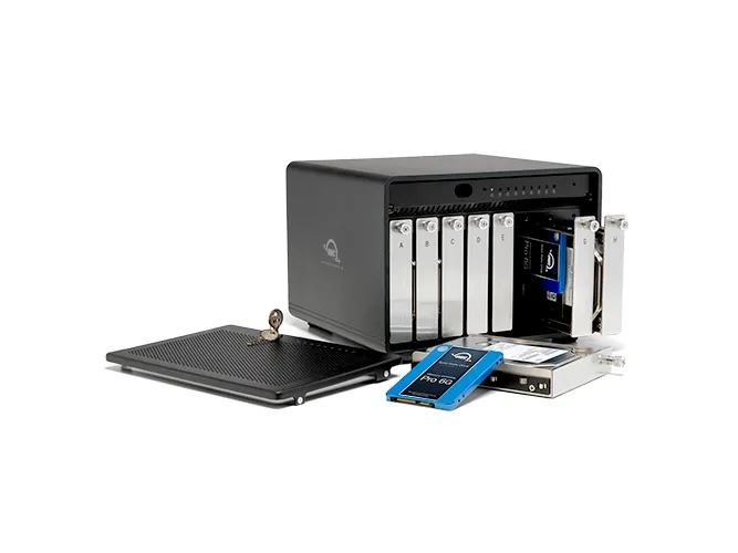 OWC ThunderBay 8 - Harddisk-array - 0 GB - 8 bays (SATA-600) - Thunderbolt 3 (ekstern)