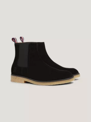 Botas Chelsea de camurça com monograma TH