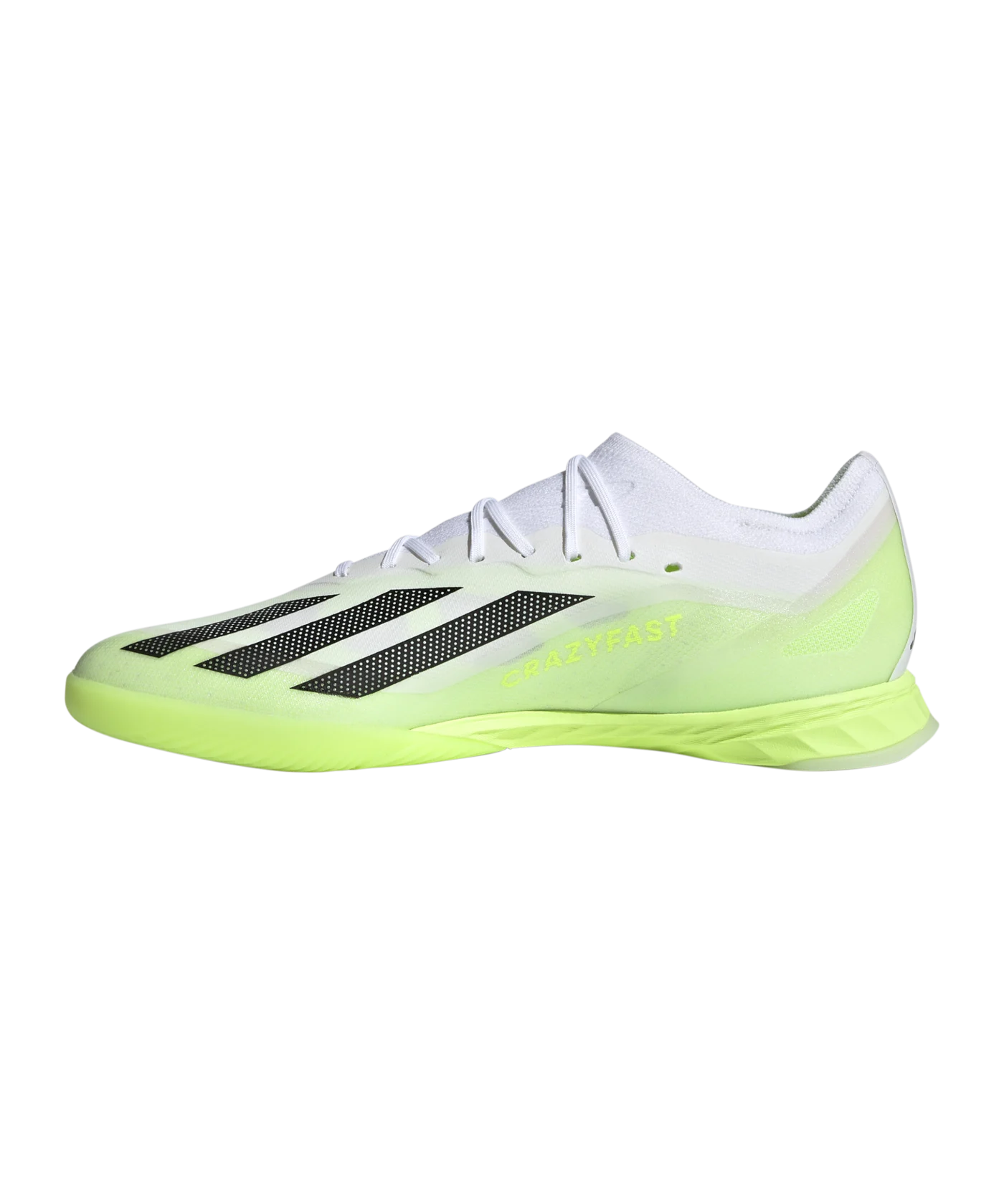 adidas X Crazyfast.1 IN Halle Crazyrush Weiss Schwarz Gelb
