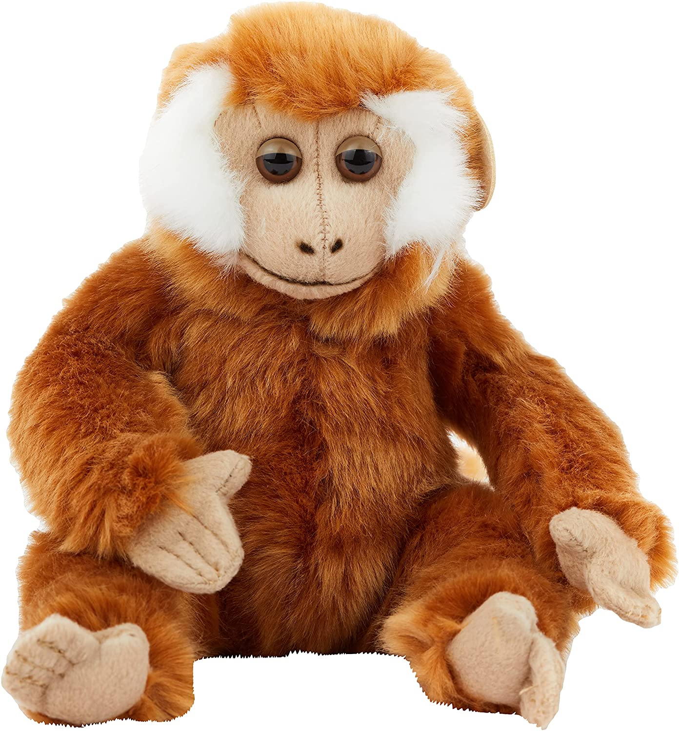 WWF Plüschtier - Affenbaby hellbraun (23cm) lebensecht Kuscheltier Stofftier Affe Äffchen