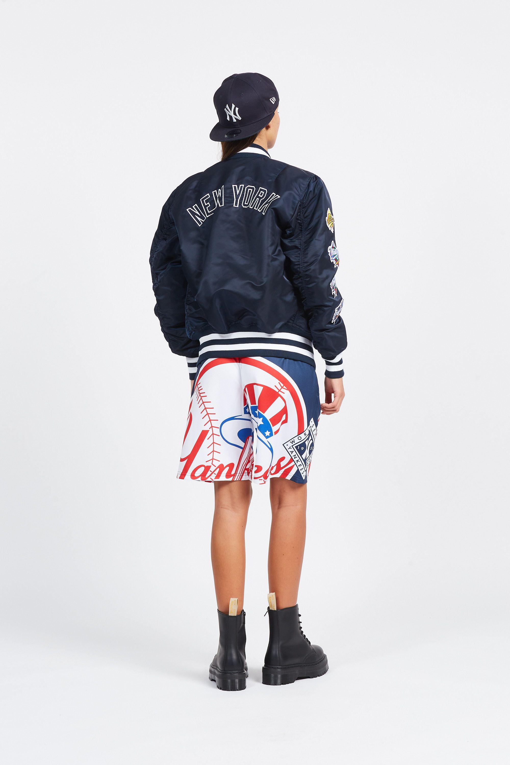 NEW ERA Short MLB LARGE LOGO SH Bleu