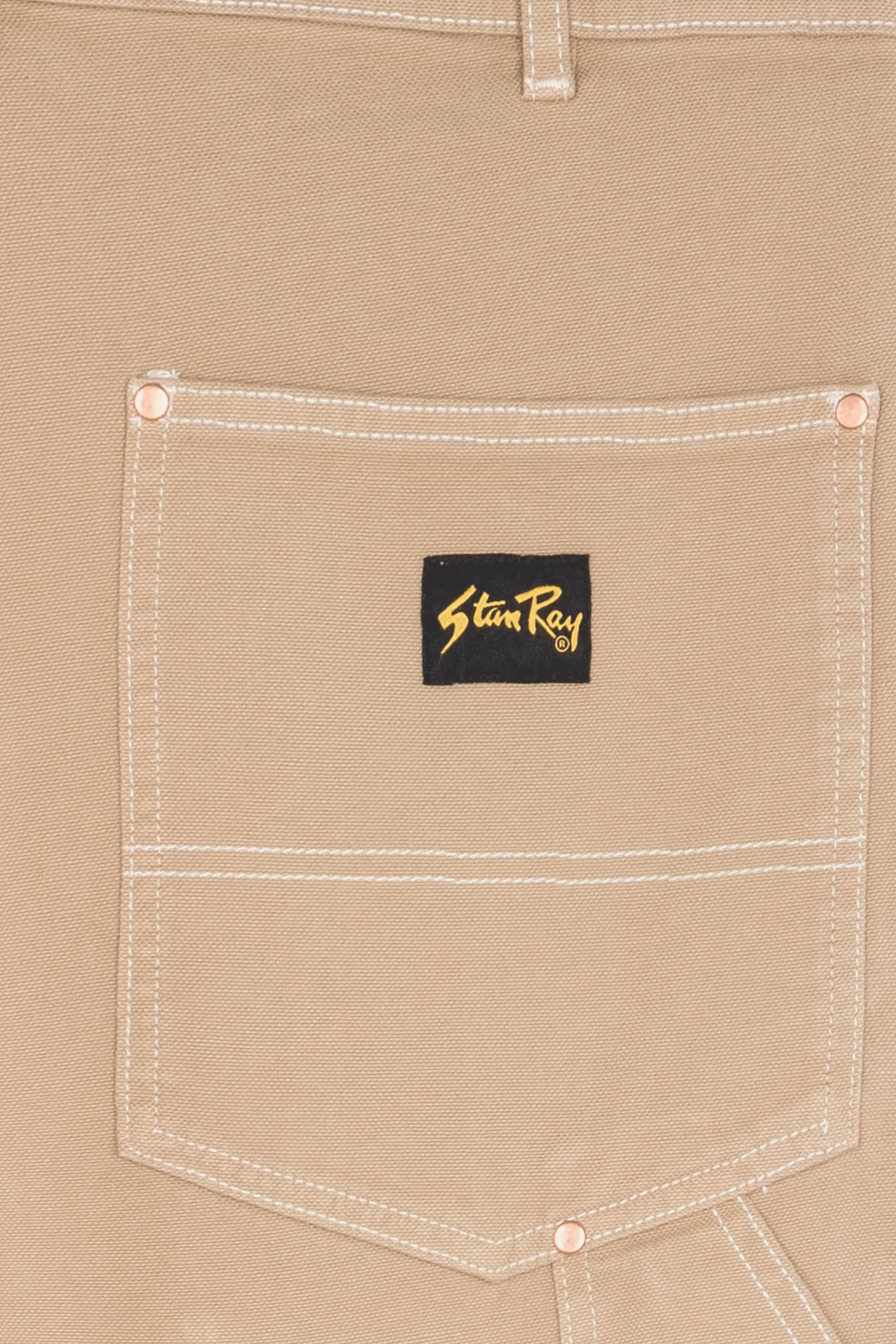 STAN RAY pantalon  PANT AW2310334 DOUBLE KNEE Beige