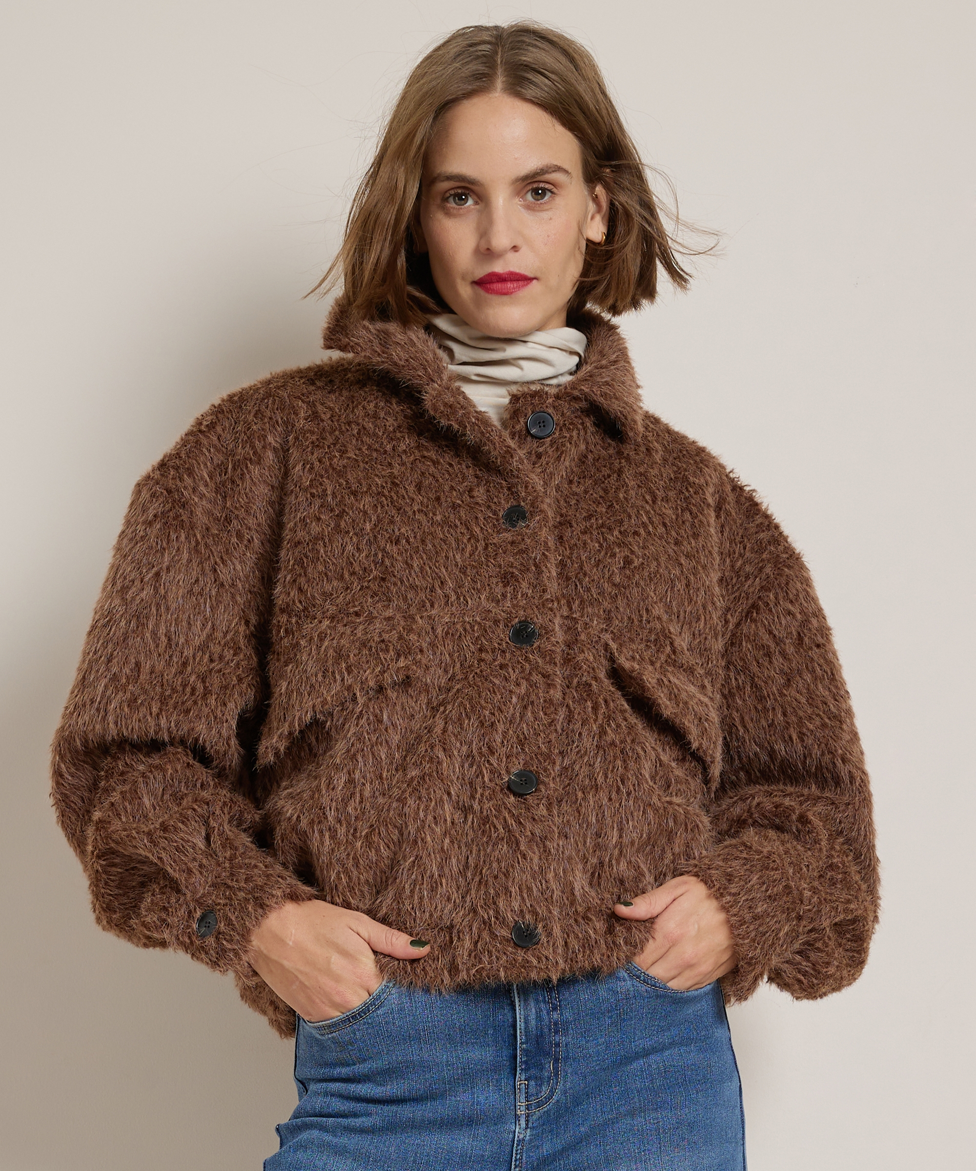 bomber jas harig