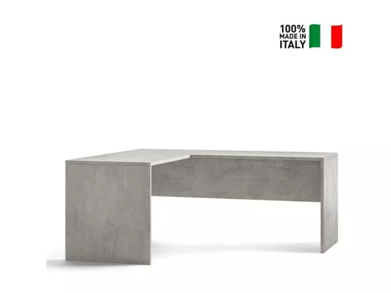 Bureau d'angle gauche 180x69 design moderne robuste PIORO