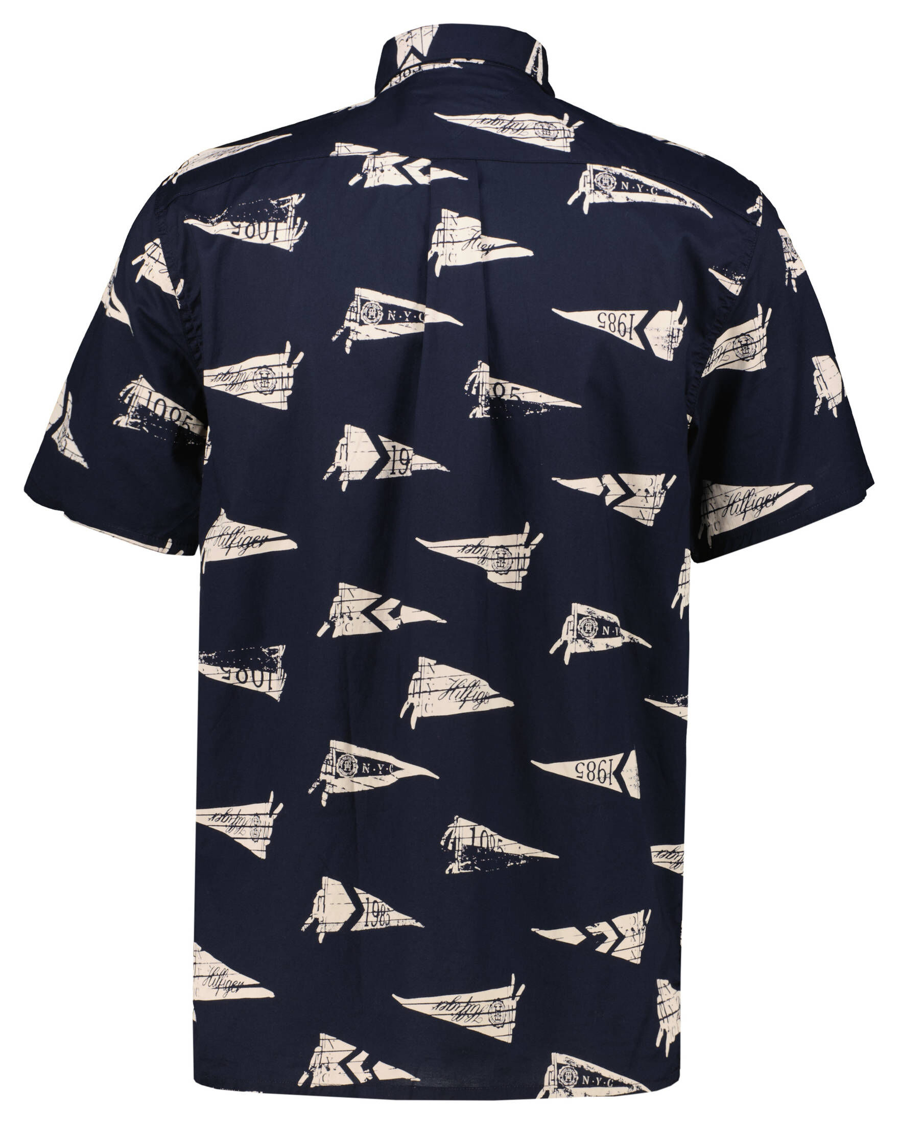 Tommy Hilfiger| Herren Hemd PENNANT PRINT Regular Fit Kurzarm