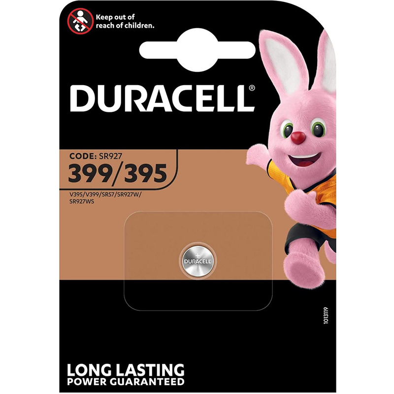 Duracell Knopfbatterie, 399/395/SR57, 1 Stück