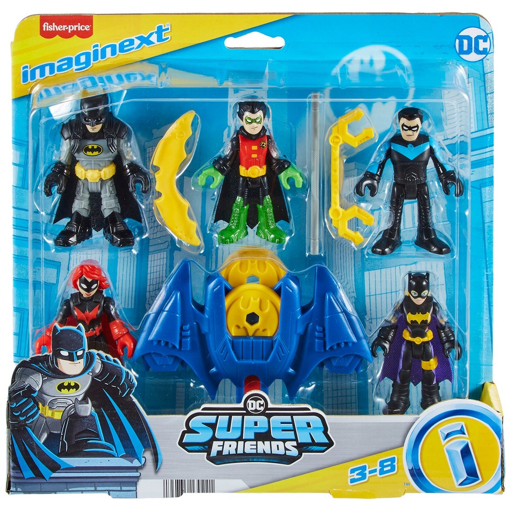 Imaginext DC Super Friends Batman's Bat Family Figuren 5er-Pack