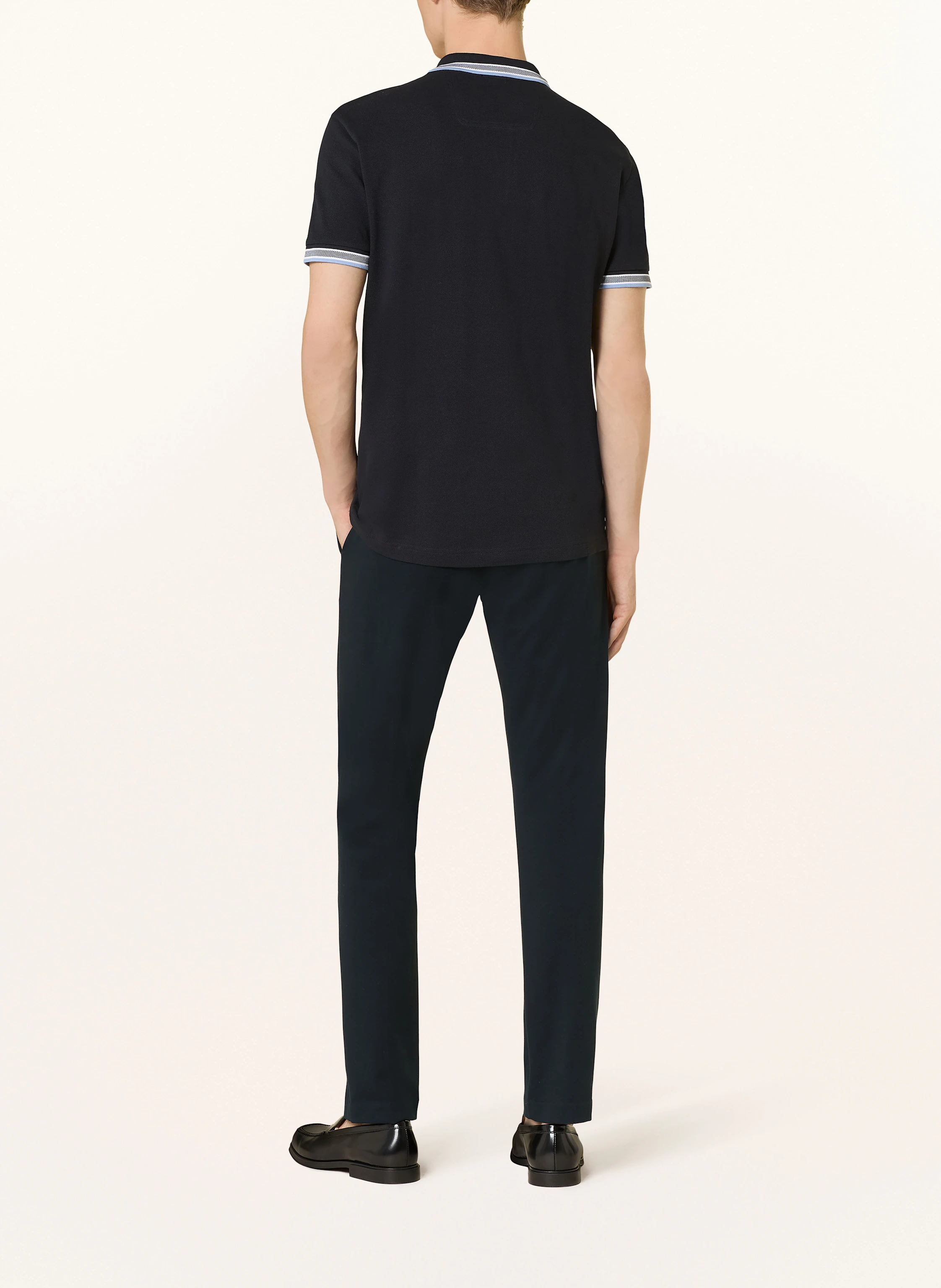 BOSS Piqué-Poloshirt PADDY CURVED Regular Fit