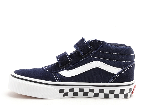 Vans boots bottine enfant yt ward midv checker bleu