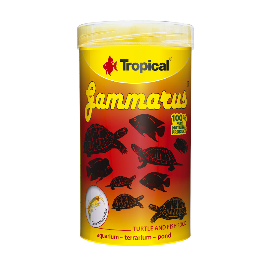 Alimento tropical para répteis Gammarus