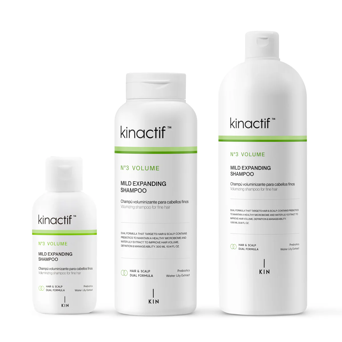 Shampoing Expansant Doux Kinactif 50ml / 300ml / 1000ml