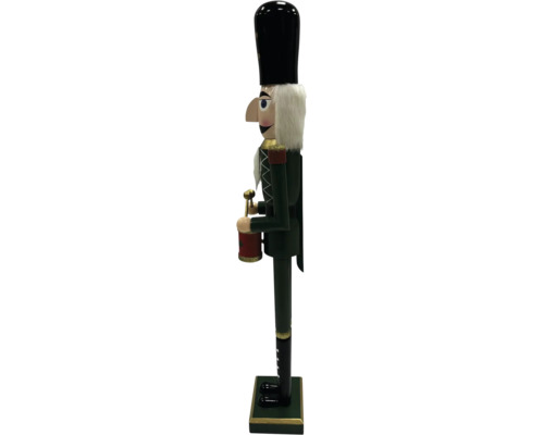 Lafiora notenkraker decoratief figuur, groen, 85 cm hoog