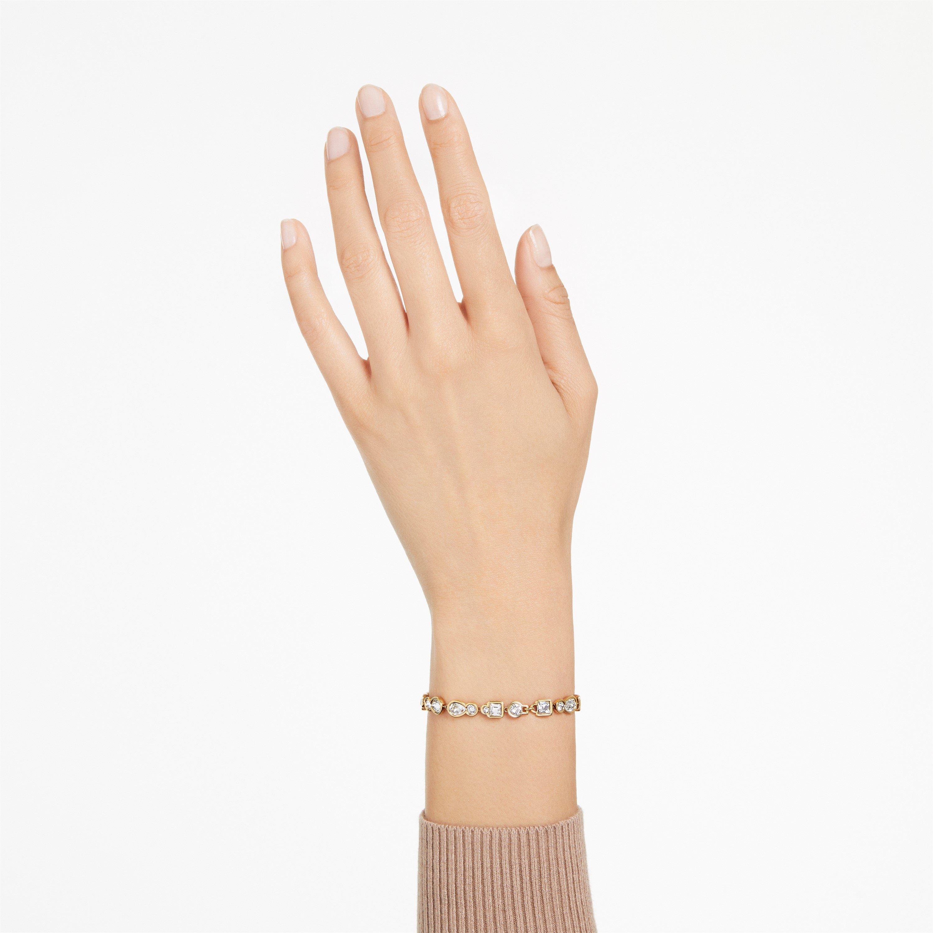 Swarovski Dextera Mixed Cuts Gold Bracelet
