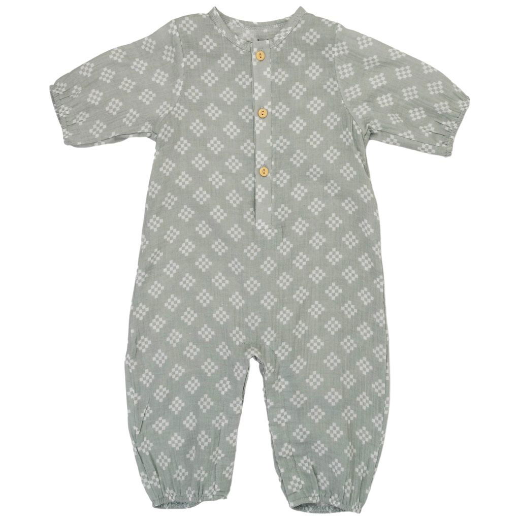 LodgerLodger   Strampler Tribe Muslin silt green 62