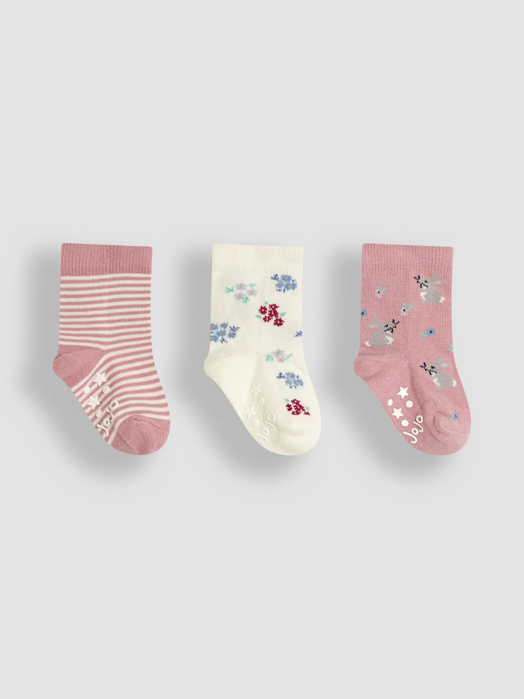 JoJo Maman Bébé 3-Pack Nature Socks