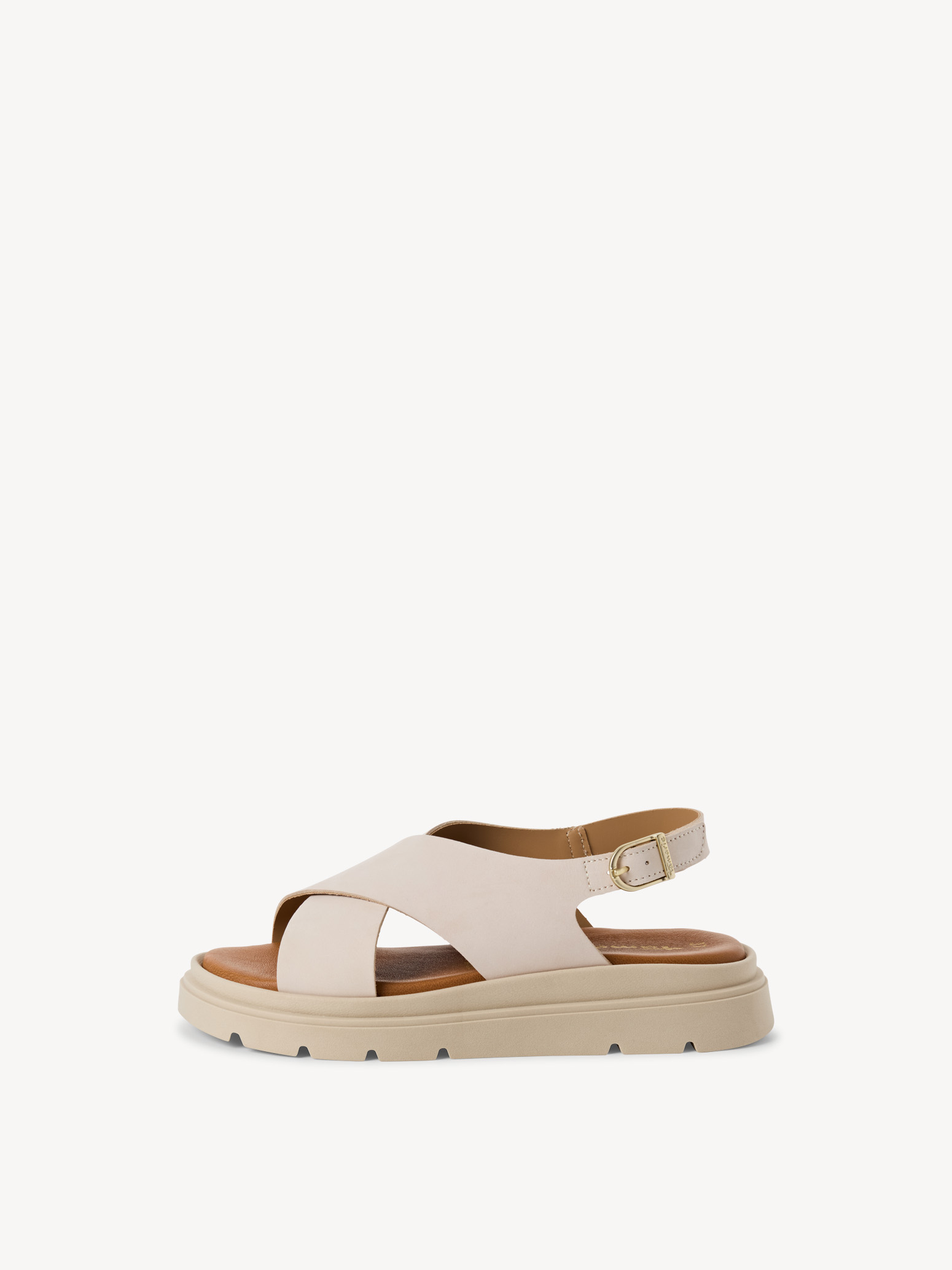 Leren Sandaaltje - beige