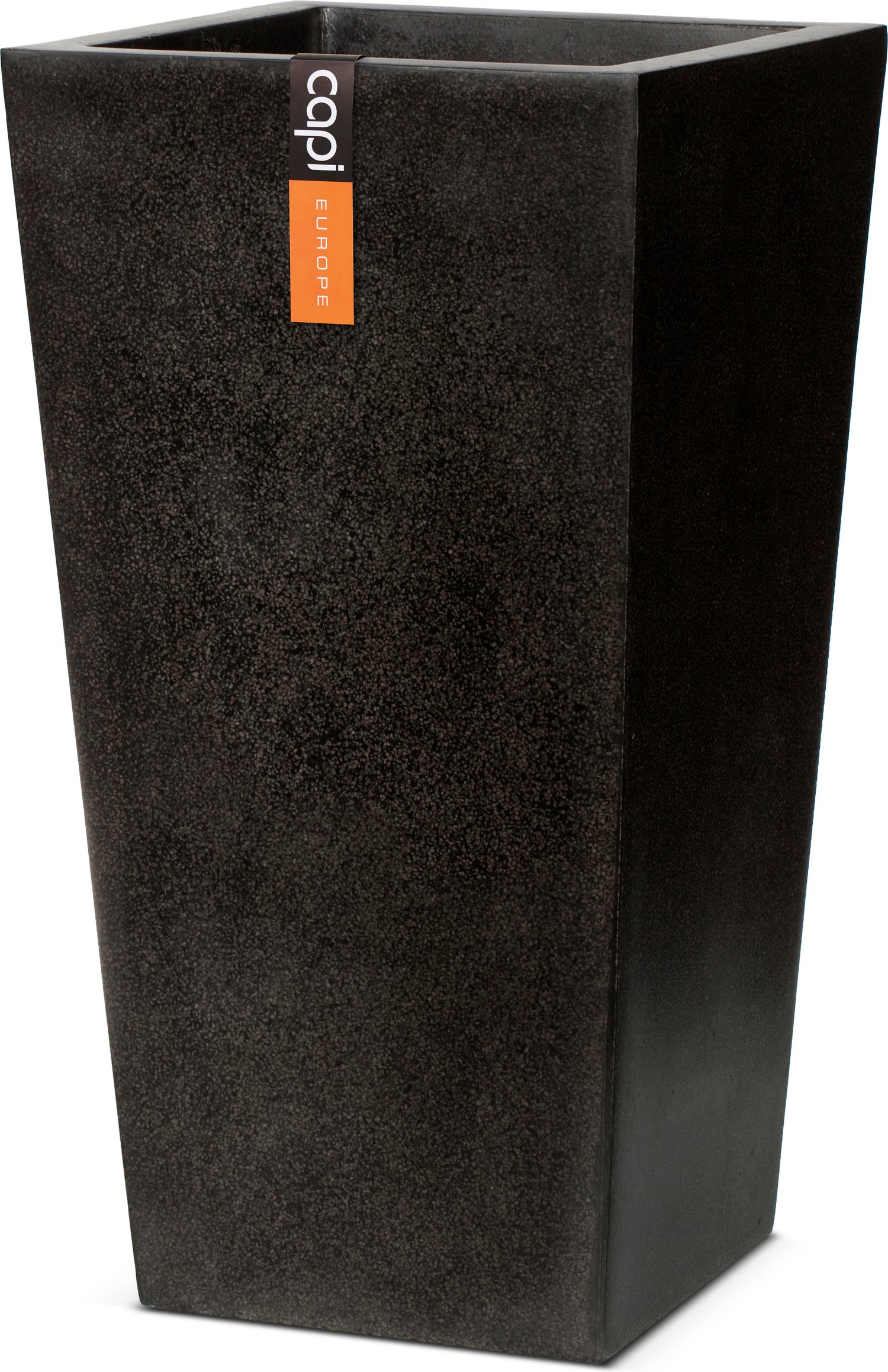 Capi Europe plantenbak Lux zwart 38 x 38 x 90 cm