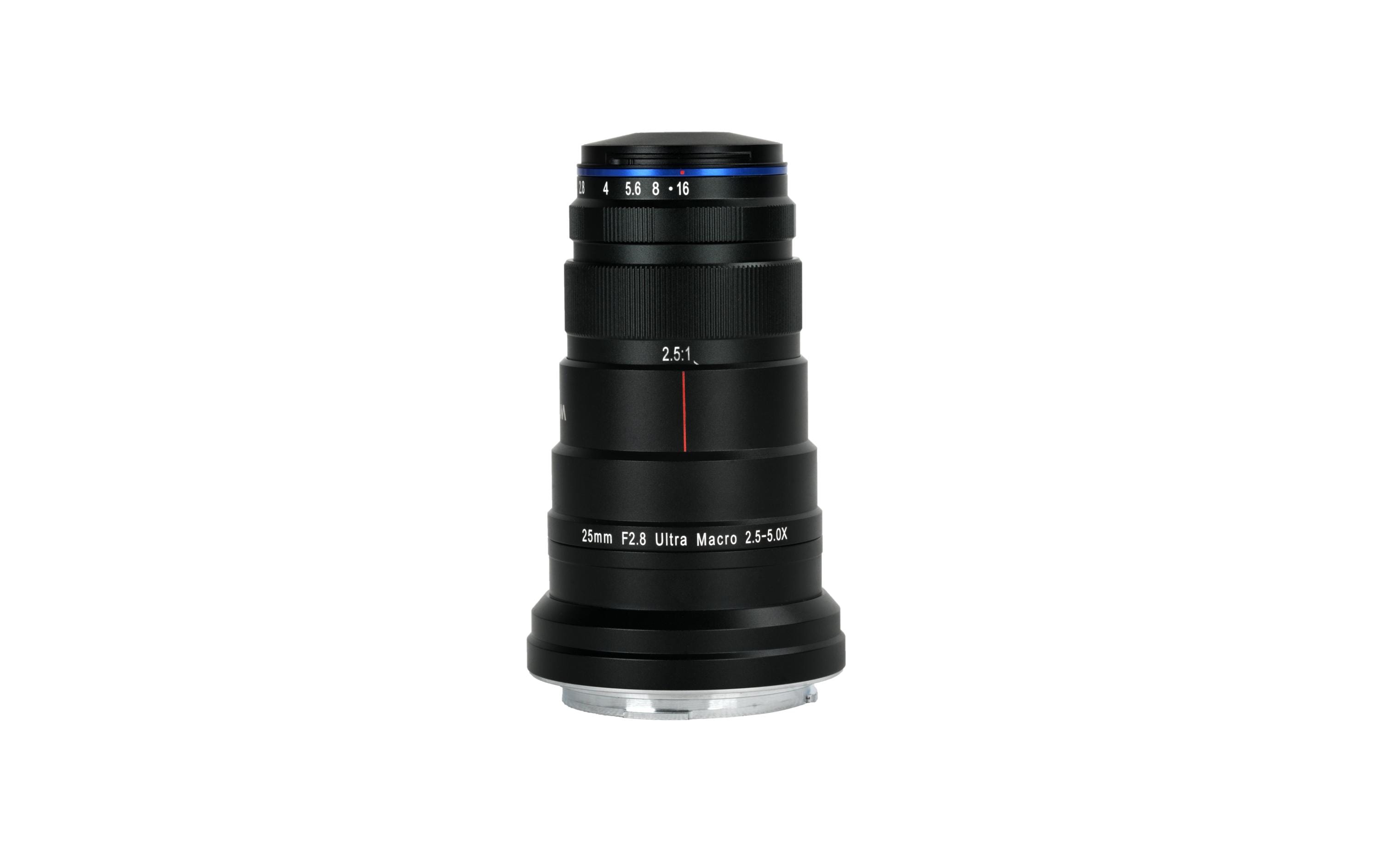 Festbrennweite 25 mm F/2.8 2.5-5x UltraMacro – Canon RF<br>Kompaktes und vielseitiges Makroobjektiv mit hoher Vergrößerung
