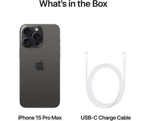 Apple iPhone 15 Pro Max 256GB - Black Titanium