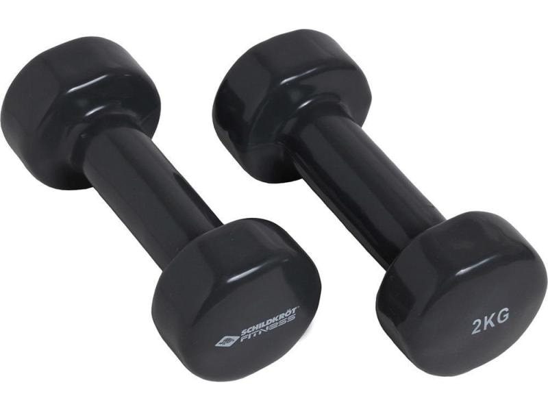 Schildkröt Fitness Kurzhantel-Set Vinyl 2.0 kg 2 Stück à 2.0 kg, anthrazit