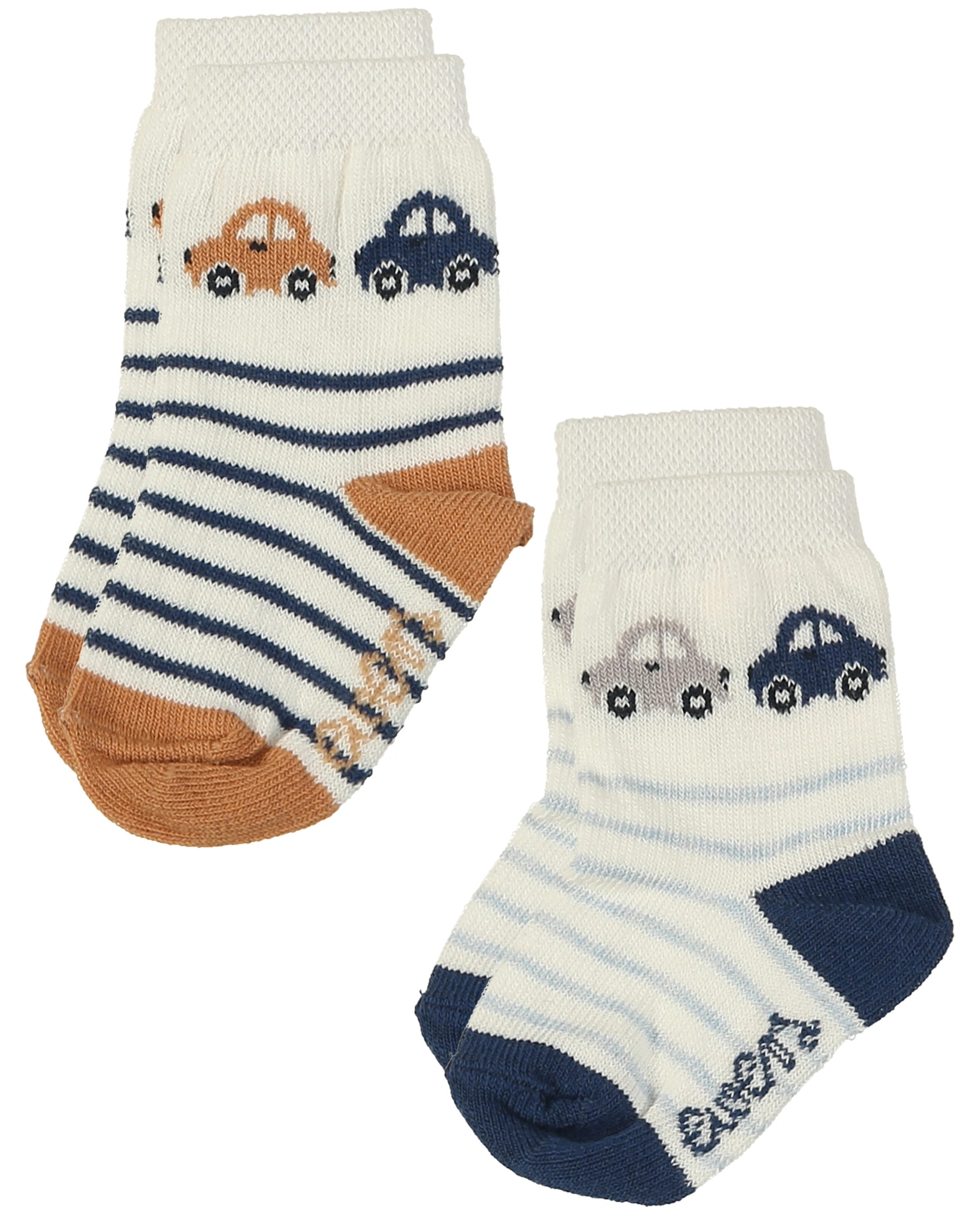 Socken AUTOS & UNI 6er-Pack in navy/beige