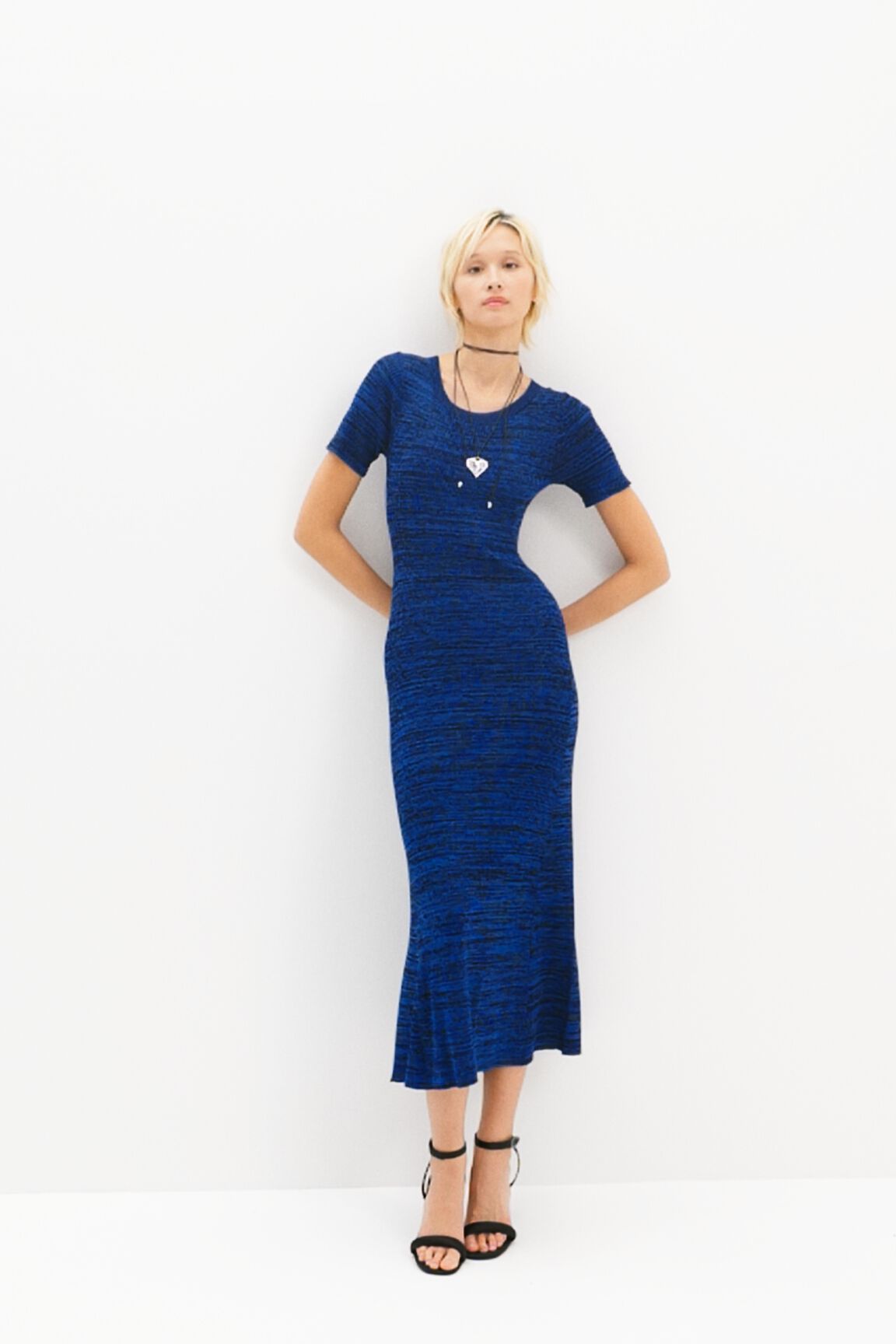 vestido longo do canal Jasper