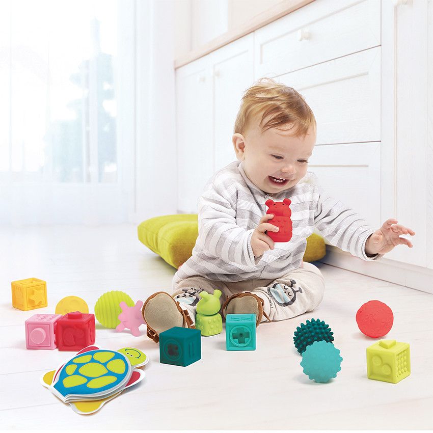 Coffret d'éveil sensoriel - Ecru