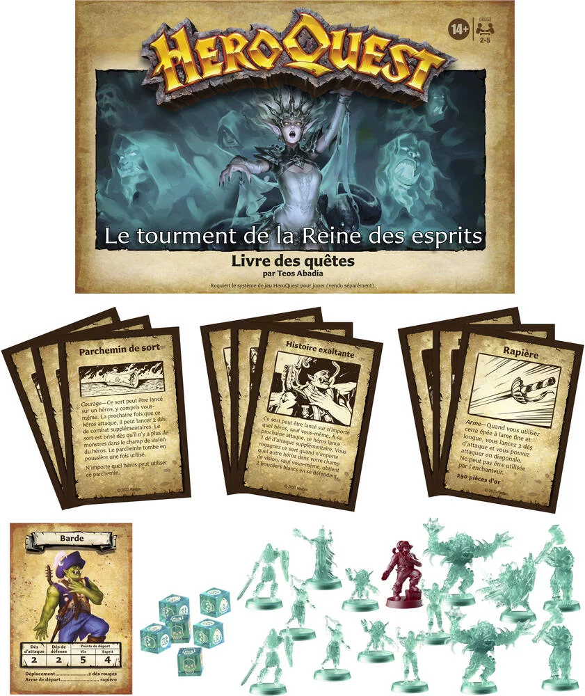HEROQUEST SPIRIT QUEENS TORMENT QUEST PK