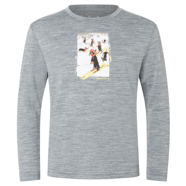 super.natural - Kid's Dachshund Party L/S - Sous-vêtement mérinos