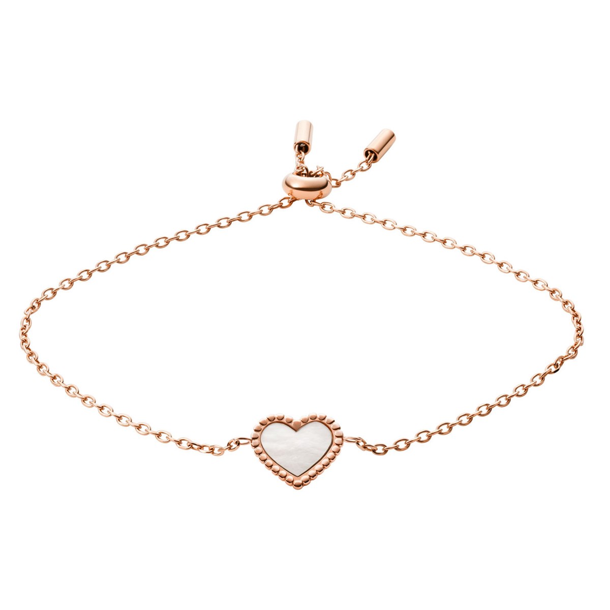 Bracelet à chaîne Fossil I Heart You