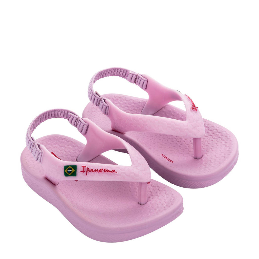 Ipanema Anatomic Soft Babyteenslippers met hielbandje lila