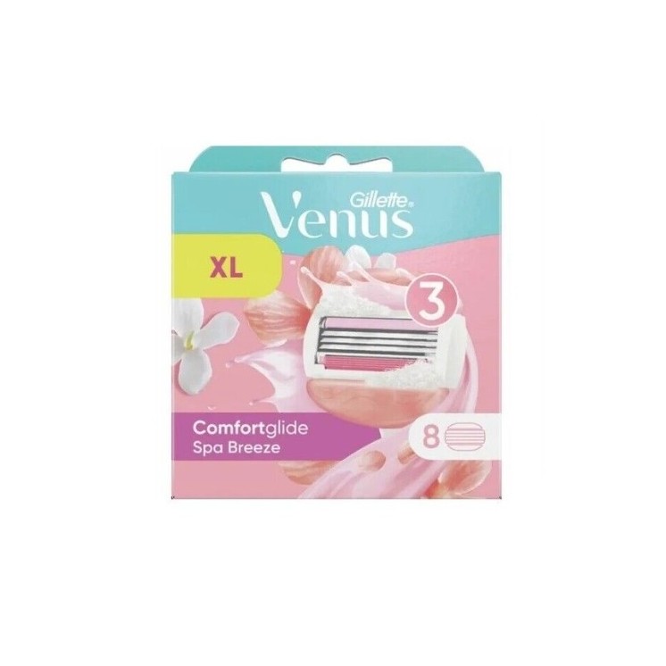 Gillette Venus Comfortglide Spa Breeze Rasierer, Nachfüllungen 8 Stück