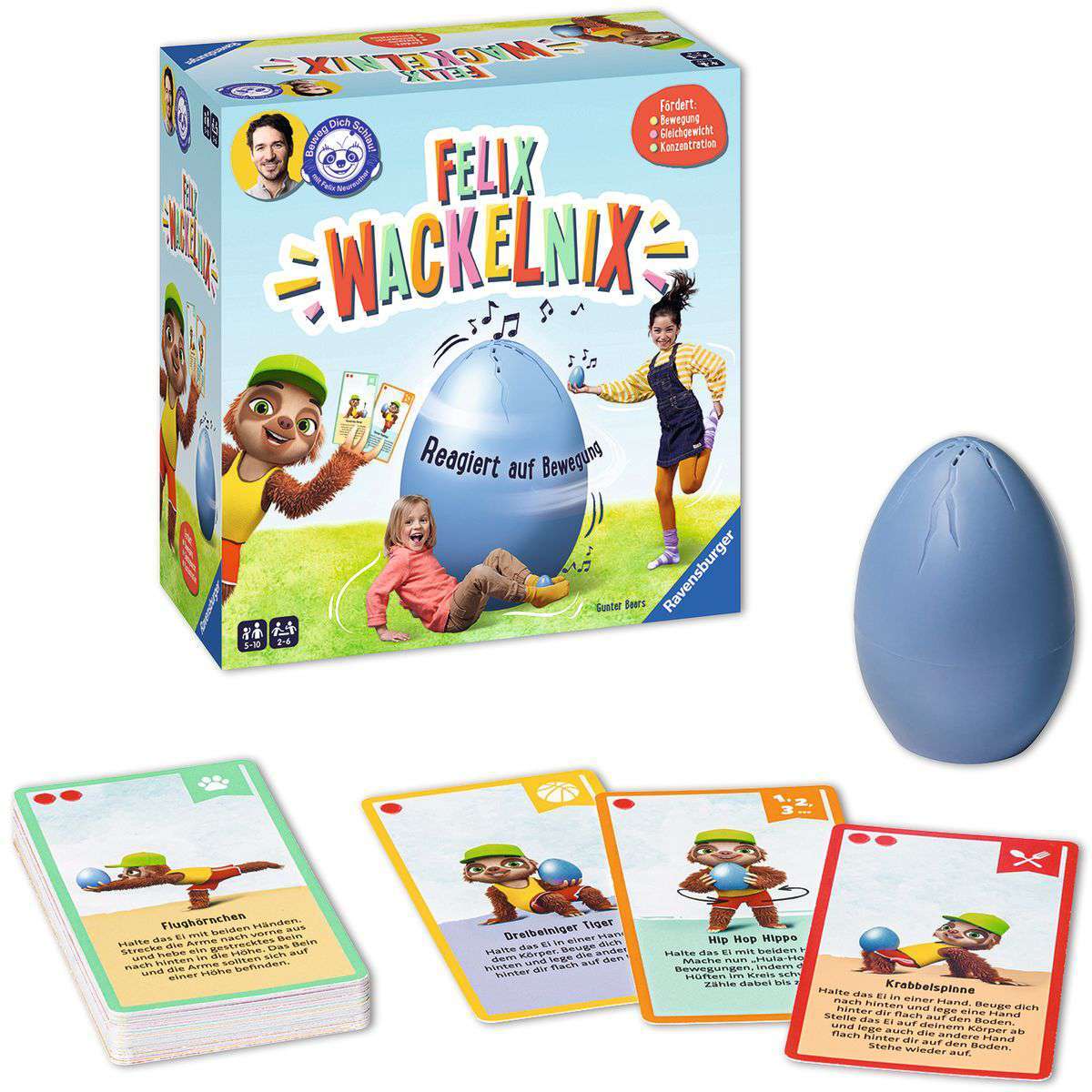 Ravensburger Spiel Beweg dich schlau! Felix Wackelnix
