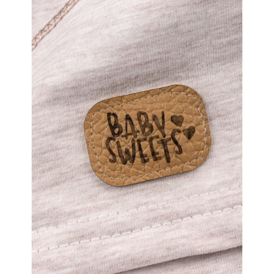 Baby Sweets 2tlg Set Shirt + Hose Patchwork Sterne beige