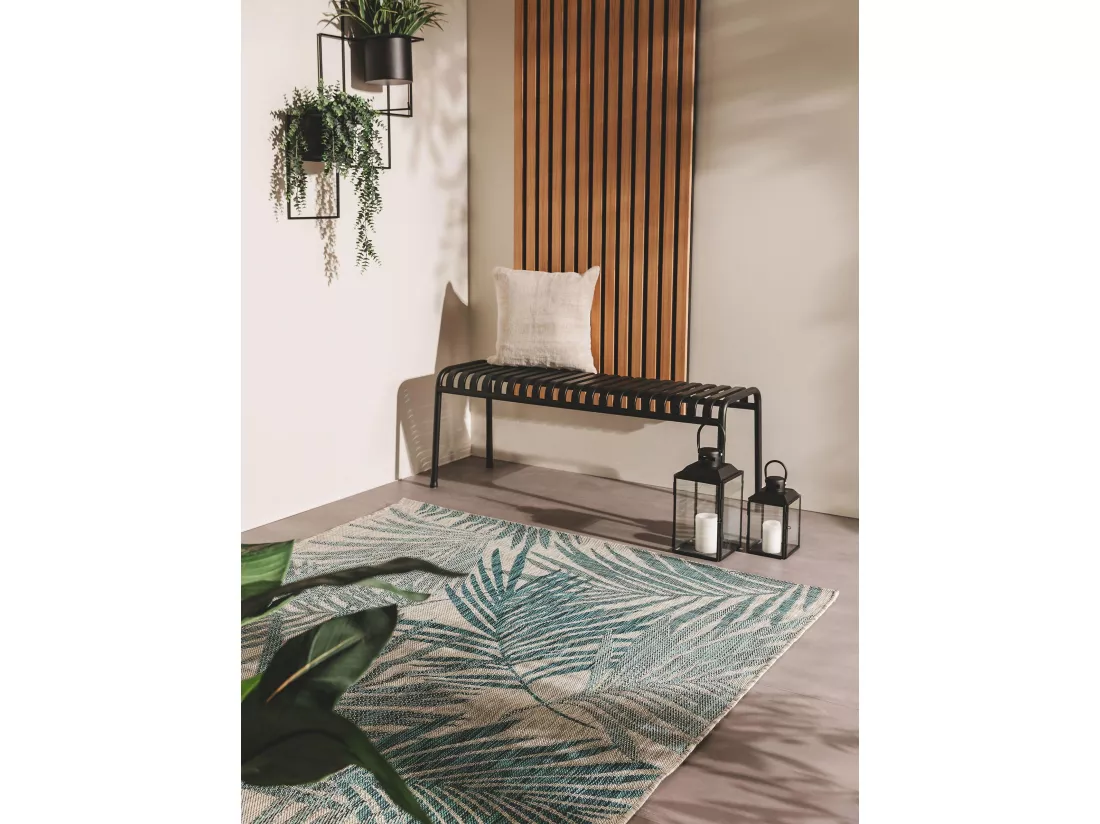 Tapis d'extérieur & intérieur Cleo Bleu 200x300 cm