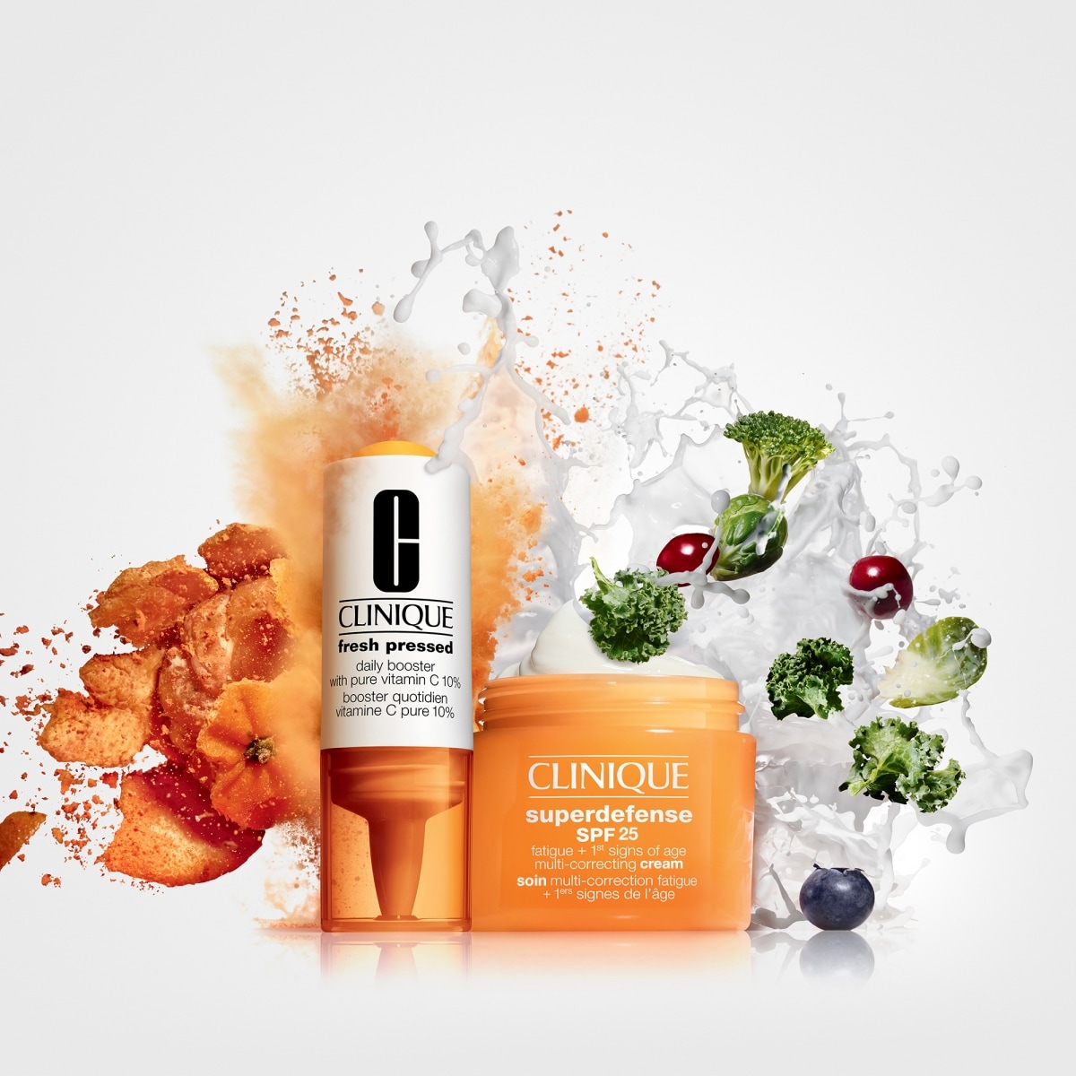 CLINIQUE Superdefense SPF 25Soin Multi-correction Fatigue + 1ers Signes de l'Âge - Peaux Sèches à Mixtes
