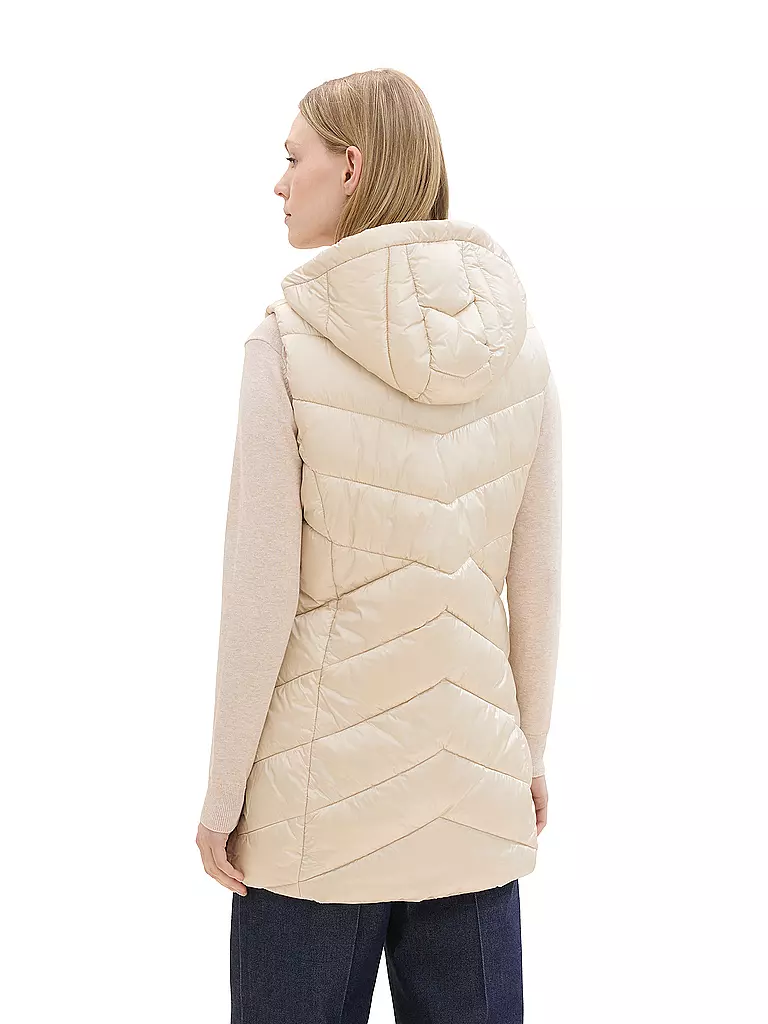TOM TAILOR Steppgilet beige