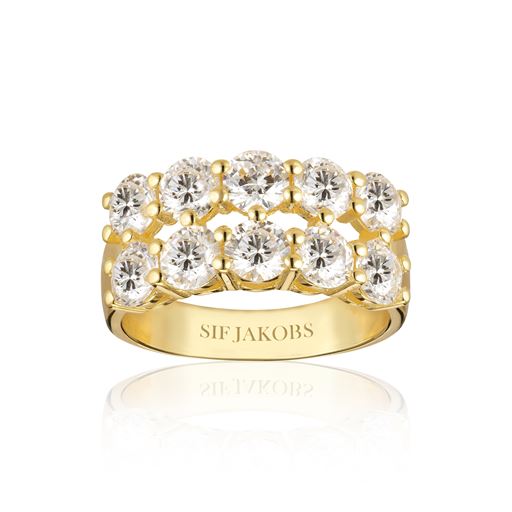 Sif Jakobs Jewellery Belluno Due Ring, Guld, 54